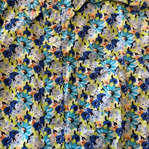 Crewcuts floral button down shirt for boys - Picture 2 of 7